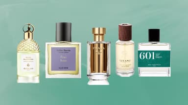 Verschiedene Parfums mit Vertiver Duft