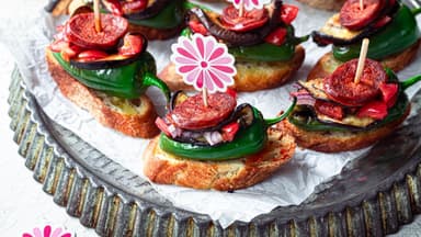 Auberginen-Tapas 