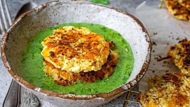 Blumenkohl-Käse-Taler 