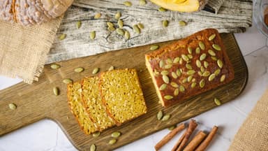 Kürbisbrot mit Haferflocken 