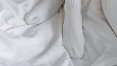 Weiße Socken reinigen 