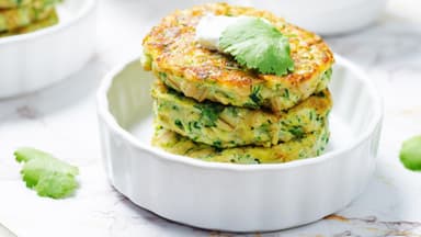 Zucchini-Puffer Low Carb 