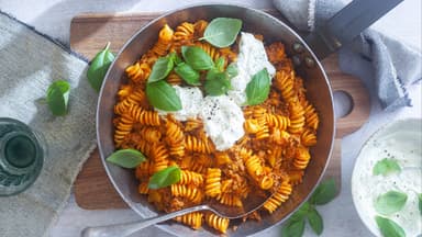 One Pot Pasta mit Hackfleisch