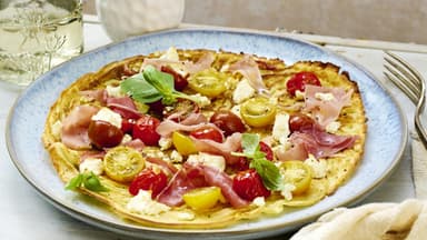 Pfannkuchen-Pizza 