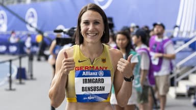 Läuferin Irmgard Bensusan