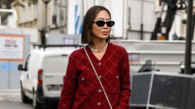 Aimee Song mit Paper Cut Bob