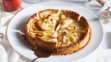 Apfelkuchen mit Quark 