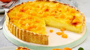 Gebrannte Mandarinentarte