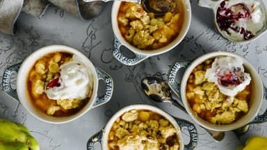 Quitten-Birnen-Crumble 