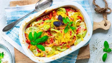 Vegetarischer Rösti-Auflauf 