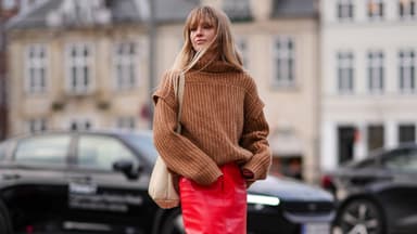 Jeanette Madsen im Streetstyle