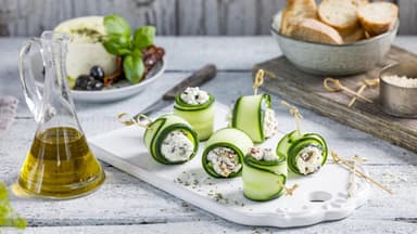 Gurken-Feta-Röllchen 