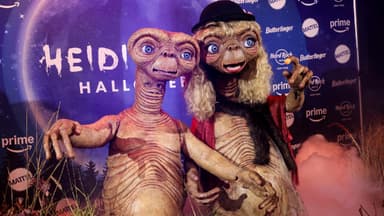 Heidi und Tom Kaulitz als E.T. 