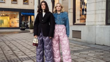 Linn Eklund und Fanny Ekstrand im Streetstyle