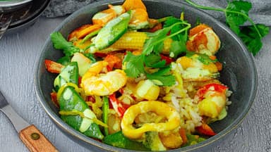 Curry mit Meeresfrüchten 