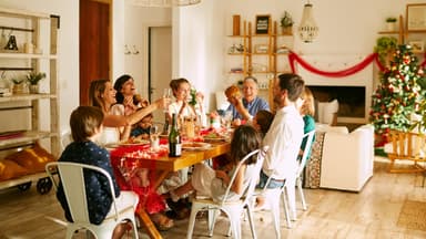 Einfaches Weihnachtsessen für 10 Personen