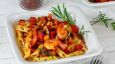 Chili-Garnelen-Pasta 