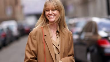 Streetstyle-Star Jeanette Madsen mit 60's-Pony 