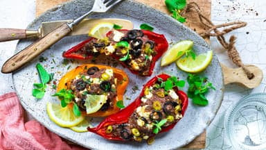 Schnelle gefüllte Paprika 