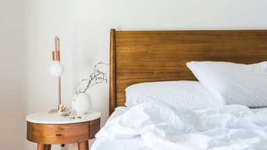 Muffig riechendes Schlafzimmer