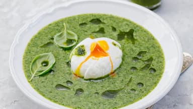 Spinatcremesuppe 