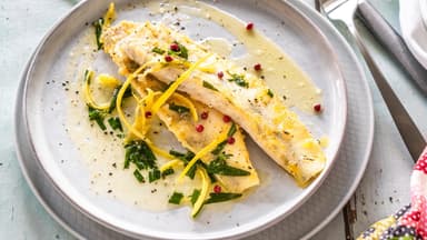 Zanderfilet mit Estragon-Zitronen-Butter 