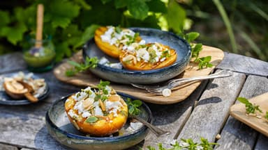 Gegrillte Nektarine 