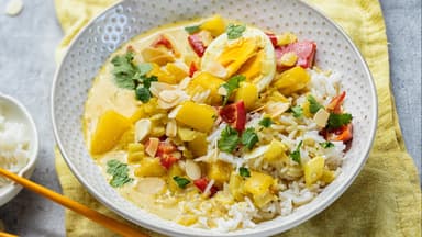 Veggie-Curry mit Paprika & Mango 