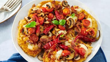 Schnitzel-Pizza 