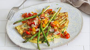 Spargel-Omelett 