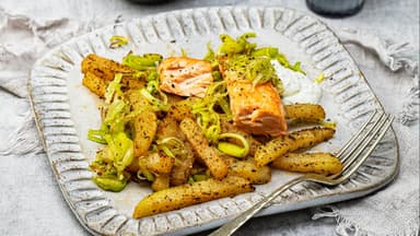Zitronen-Pfeffer-Kohlrabi-Pommes 