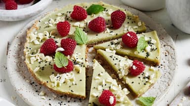 Matcha-Schokoladen-Tarte 