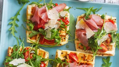 Pizza-Waffeln 