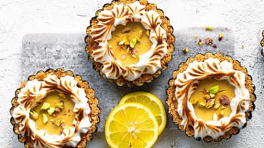 Zitronen-Cheesecake-Törtchen 