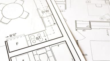 Ein Grundriss vom Haus
