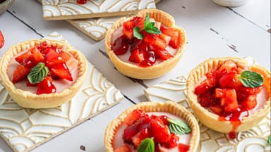 Erdbeer-Mascarpone-Törtchen