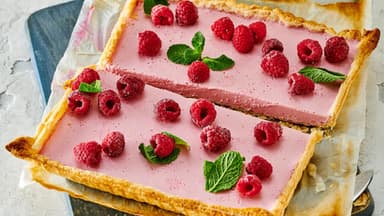 Himbeer-Frischkäse-Tarte 