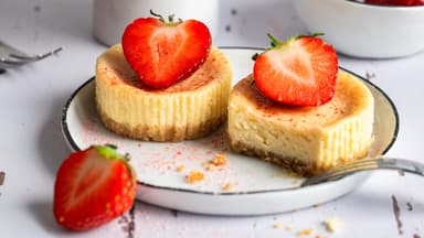 Mini-Erdbeer-Cheesecakes 