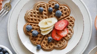 Waffeln ohne Zucker 