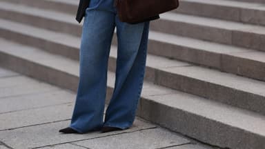 Wide Leg Jeans Streetstyle 
