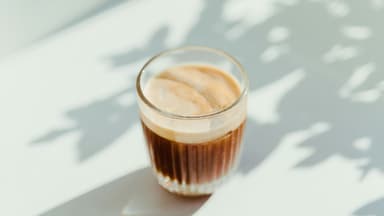 Eiskaffee ohne Eis