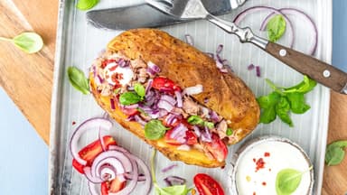 Ofenkartoffeln mit Thunfisch 