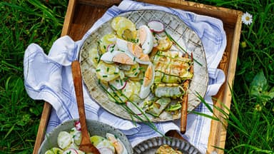 Seelachs-Zucchini-Päckchen 