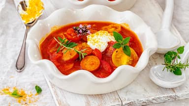 Currywurst-Suppe 