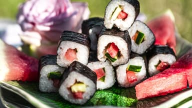 Maki mit Wassermelone 