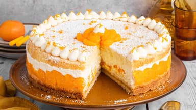 Käse-Sahne-Torte mit Mandarinen 