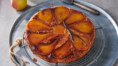 Upside-Down-Birnenkuchen 
