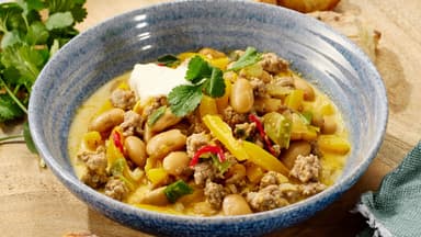 Chili con carne bianco