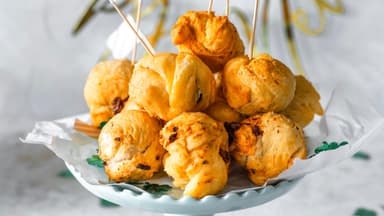 Heruhafte Silvester-Krapfen Herzhafte Silvester-Krapfen