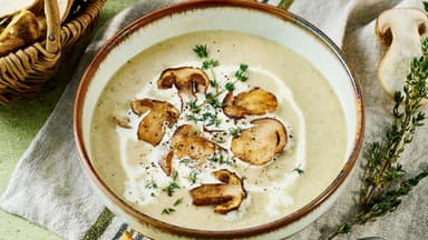 Steinpilzsuppe mit Kartoffeln 